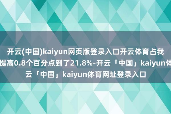 开云(中国)kaiyun网页版登录入口开云体育占我国出口比重同比提高0.8个百分点到了21.8%-开云「中国」kaiyun体育网址登录入口